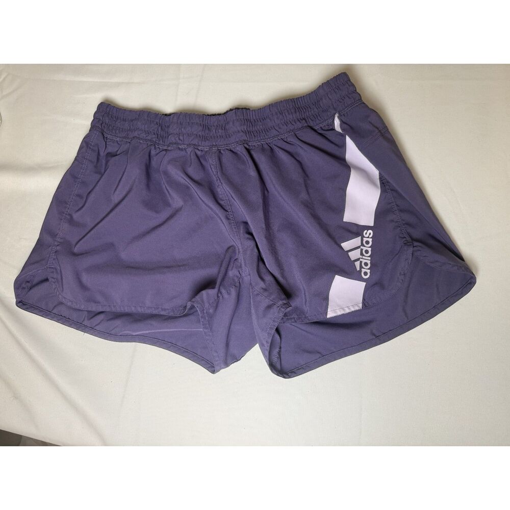 Adidas Women’s Purple Drawstring Athletic Shorts L